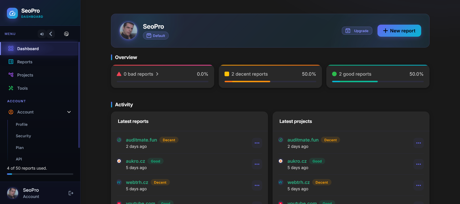 Vexio system preview